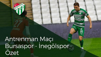 Download Video: Antrenman Maçı: Bursaspor 3-0 İnegölspor