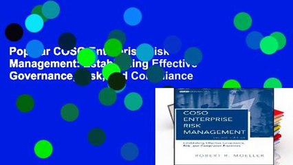 Popular COSO Enterprise Risk Management: Establishing Effective Governance, Risk, and Compliance