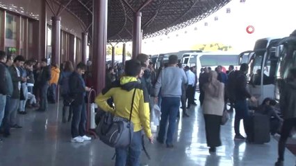 Otogarda 29 Ekim Yoğunluğu