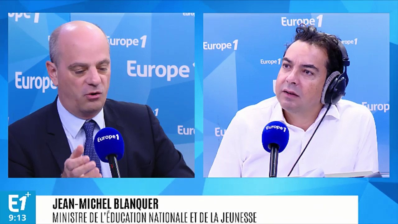 Jean-Michel Blanquer sur la présence de forces de l'ordre à l'école : "cela peut arriver dans des cas particuliers mais ça ne deviendra pas une généralité"
