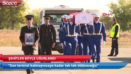 Tunceli şehitleri için Elazığ’da uğurlama töreni