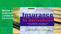 Review  Insurance: From Underwriting to Derivatives: Asset Liability Management in Insurance