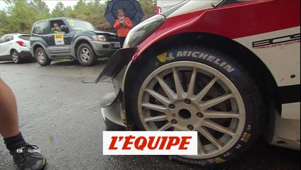 La crevaison de Tänak - Rallye - WRC - Catalogne