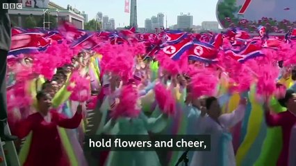 'I marched in a North Korea parade' - BBC News