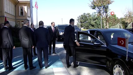 Cumhurbaşkanı Erdoğan zirvenin yapılacağı Vahdettin Köşkü'ne geldi