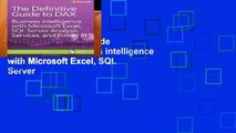 Library  Definitive Guide to DAX, The: Business intelligence with Microsoft Excel, SQL Server