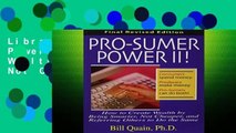 Library  Pro-Sumer Power!: How to Create Wealth by Buying Smarter, Not Cheaper!