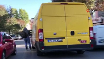 Patenci gencin tehlikeli yolculuğu kamerada