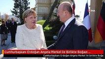 Cumhurbaşkanı Erdoğan Angela Merkel ile Birlikte Boğazı Seyretti