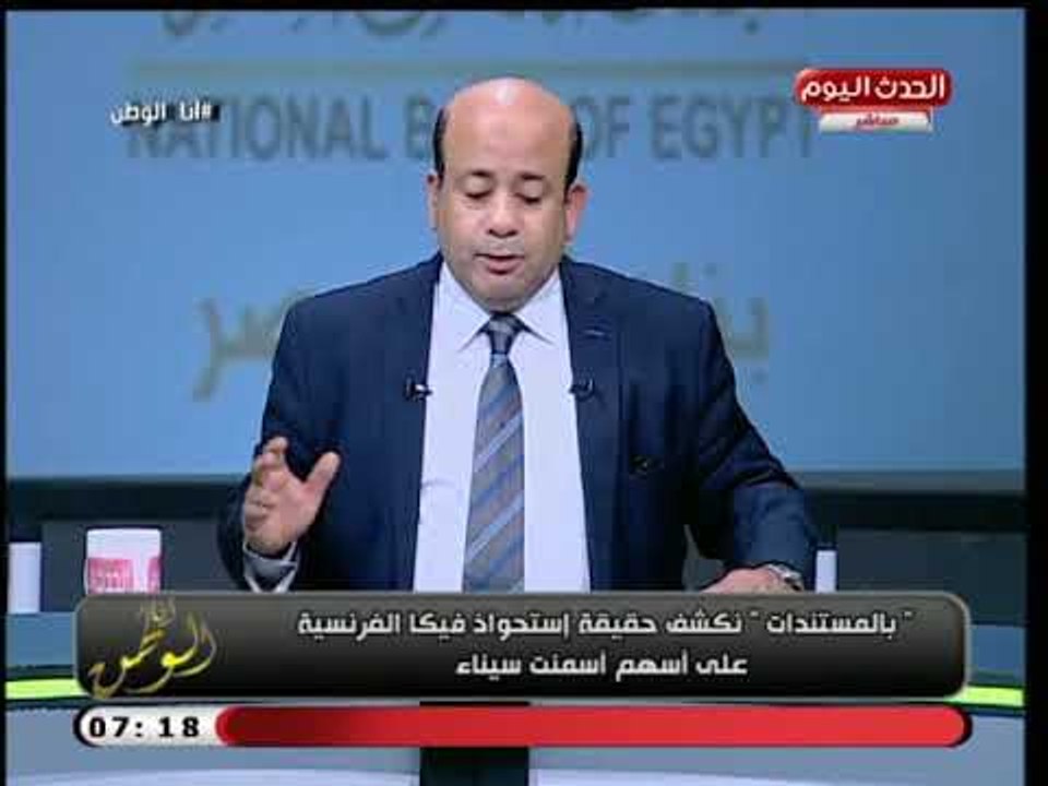 خطير| بالمخالفة للقوانين شركة فرنسية تستحوذ ع أسهم شركة بسيناء بمساعدة قيادي إخواني