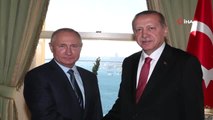 Cumhurbaşkanı Erdoğan, Vladimir Putin ile Birlikte Boğazı Seyretti