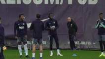 Barcelone - Dembélé tout sourire avant le Clasico