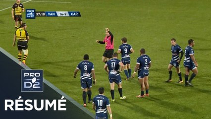 PRO D2 - Résumé Vannes-Carcassonne: 39-22 - J9 - Saison 2018/20191
