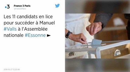 Essonne : Onze candidats pour devenir député, suite au départ de Manuel Valls à Barcelone