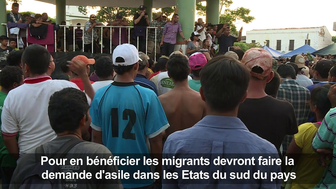 Mexique: plan d'aide pour les migrants en route vers les USA