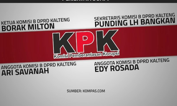 Suap DPRD Kalteng, KPK Tetapkan 7 Orang Tersangka
