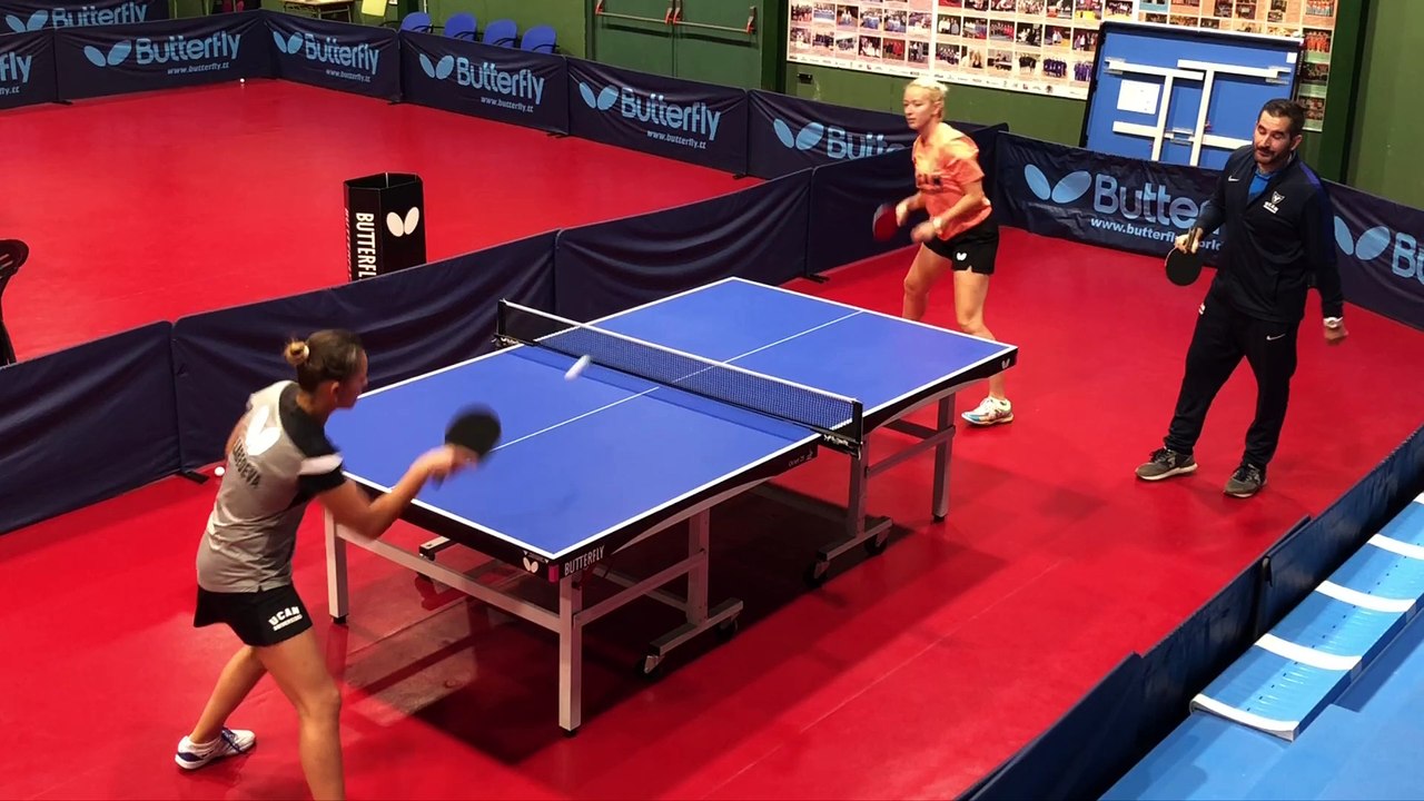 Tennis de table (Ligue des Champions) : l’échauffement avant Carthagène - Etival