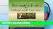Library  Little Book of Restorative Justice for Colleges   Universities: Revised   Updated