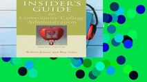Review  Insider s Guide to Community College Administration