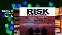 Review  Risk Management: An Accountability Guide for University and College Boards