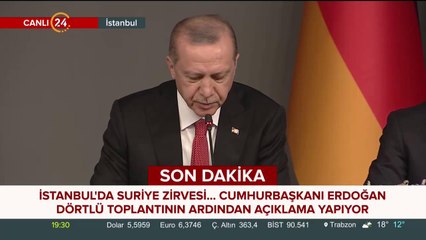 İstanbul'da Dörtlü Suriye Zirvesi