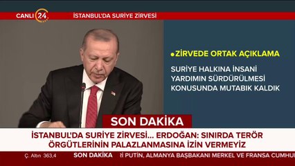 İstanbul'da Dörtlü Suriye Zirvesi