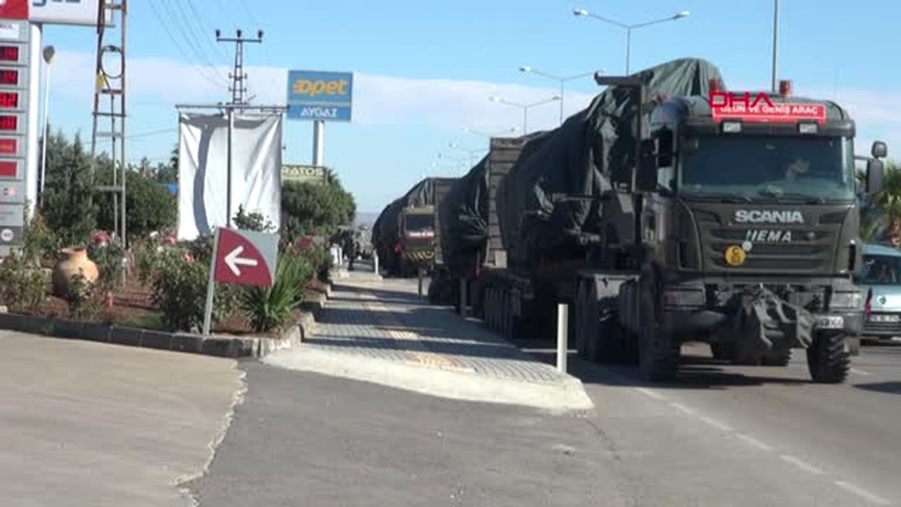 Kilis'ten Suriye Sınırına Obüs Sevkiyatı Sürüyor