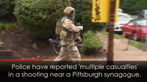 'Multiple casualties' after shooting at Pittsburgh synagogue