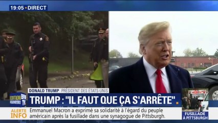 Fusillade dans une synagogue à Pittsburgh: Trump veut "durcir l'application de la peine de mort"
