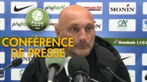 Conférence de presse Châteauroux - AC Ajaccio (2-2) : Jean-Luc VASSEUR (LBC) - Olivier PANTALONI (ACA) - 2018/2019