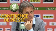 Conférence de presse Valenciennes FC - AS Nancy Lorraine (1-1) : Réginald RAY (VAFC) - Didier THOLOT (ASNL) - 2018/2019