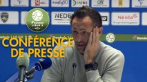 Conférence de presse FC Sochaux-Montbéliard - Chamois Niortais (0-3) : José Manuel AIRA (FCSM) - Patrice LAIR (CNFC) - 2018/2019