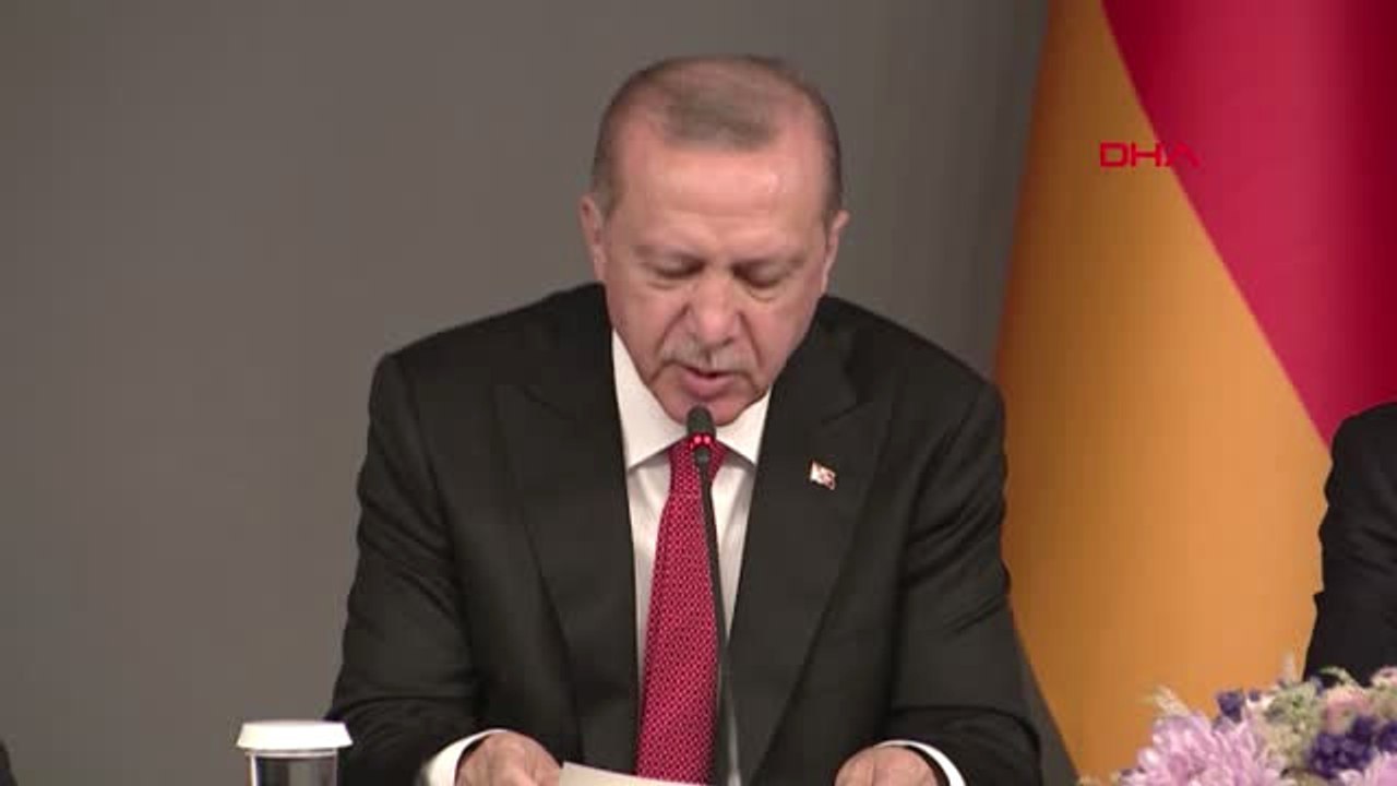 İstanbul-Cumhurbaşkanı Erdoğan 'Suriye' Zirvesinin Ardından Ortak Basın Toplantısında Konuştu-2