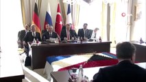 Türkiye, Rusya, Almanya ve Fransa'dan Ortak Suriye Bildirisi