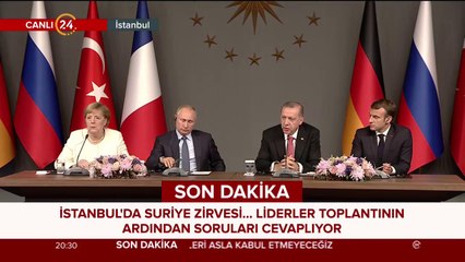 İstanbul'da Dörtlü Suriye Zirvesi