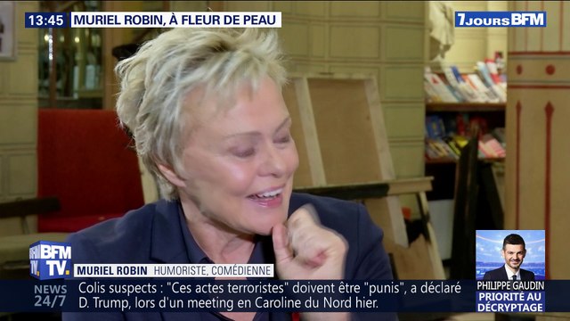 Muriel Robin à fleur de peau