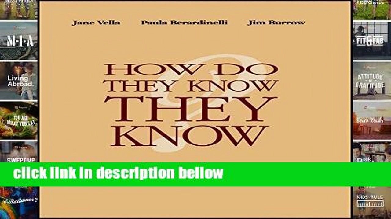 Best product  How They Know They Know? Evaluating Adult Learning
