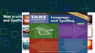 Best product  TABE Fundamentals: Language and Spelling, Level M