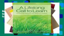 Best product  A Lifelong Call to Learn: Continuing Education for Religious Leaders