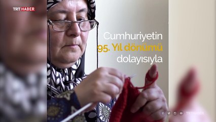 1923 kadın 20 milyon ilmekle Türk bayrağı ördü