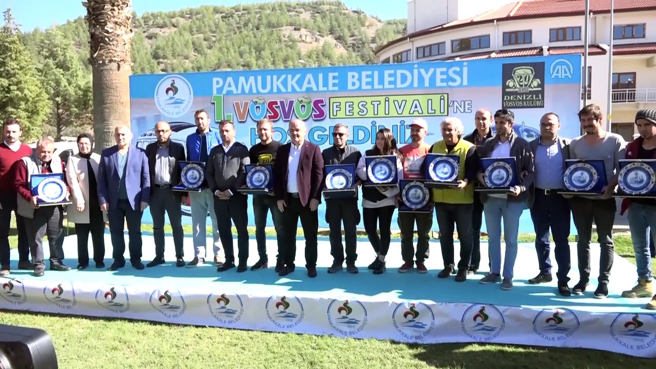 Pamukkale'de vosvoslarla Cumhuriyet konvoyu - DENİZLİ