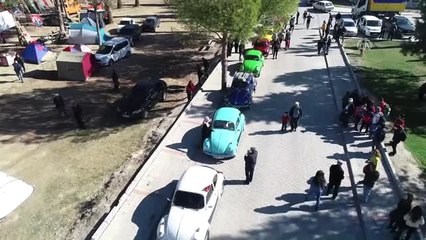 Pamukkale'de Vosvoslarla Cumhuriyet Konvoyu