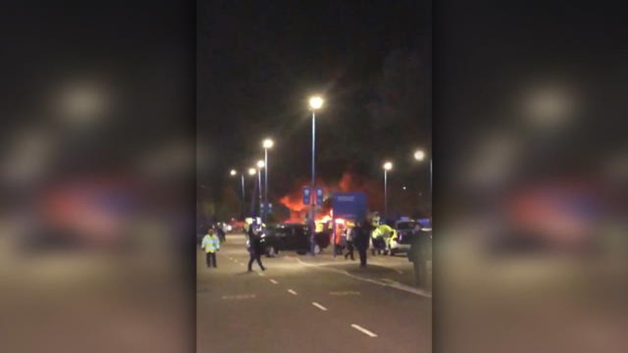 Leicester City owner's helicopter crashes outsi...