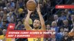 Steph Curry Puts It Through The Hoop In Record Time