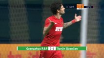 Pato scores two long-range scorchers as Tianjin thump Guangzhou