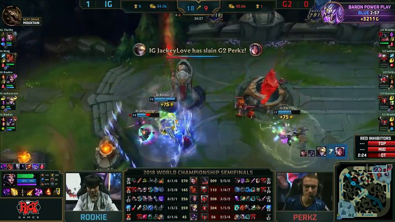 G2 vs IG Highlights ALL GAMES - Worlds 2018 Semi-final - G2 Esports vs Invictus Gaming