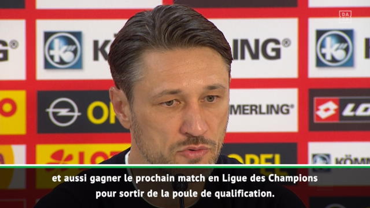Bundesliga : 9e j. - Kovac : "Ces victoires nous donnent de la confiance"