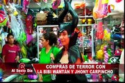 Halloween: estas son las compras de terror con Bibi Wantan y Jhony Carpincho