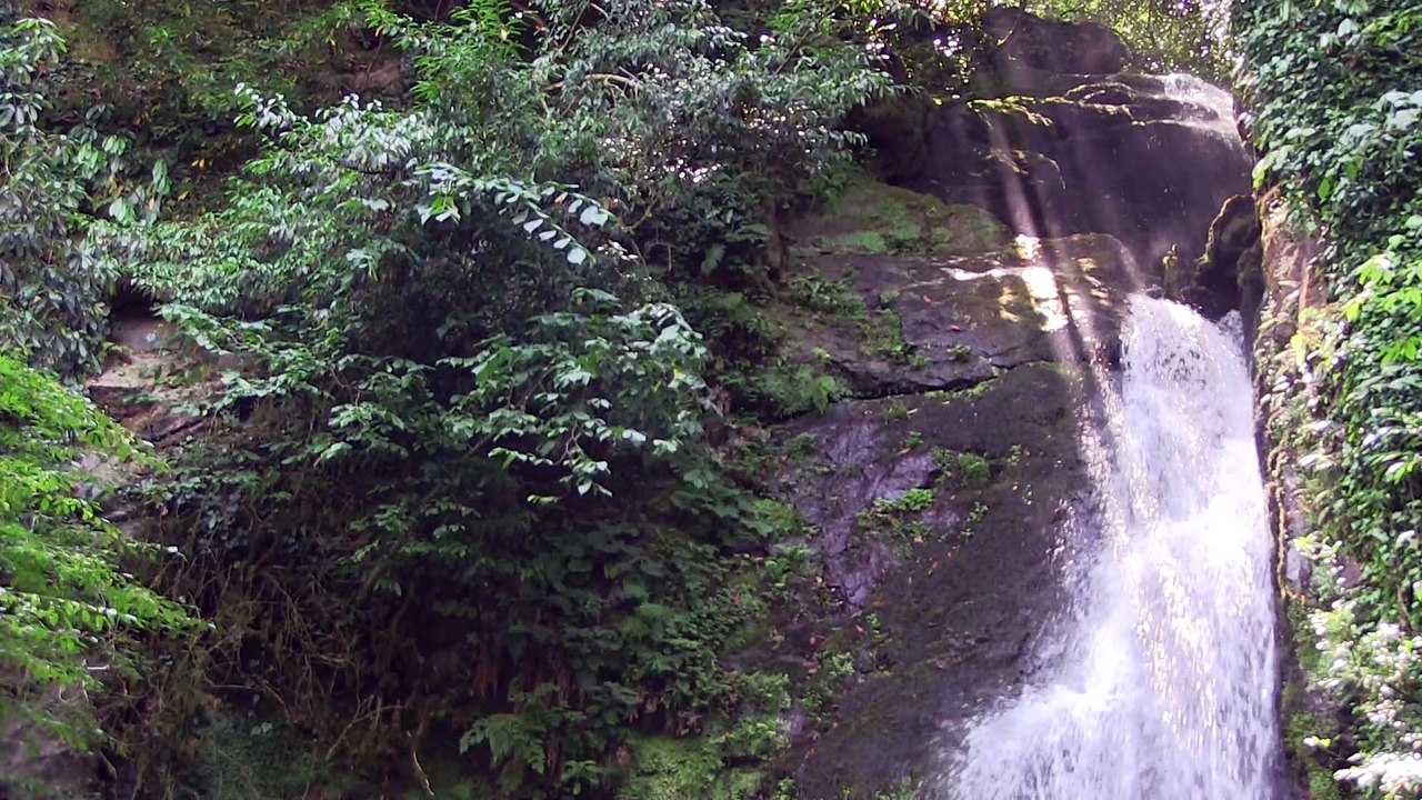 Mountain waterfall
