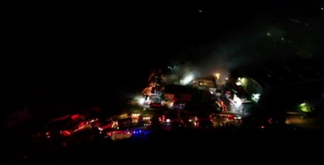 İstanbul'da Korkutan Fabrika Yangını